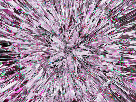 Gemstone or diamond texture closeup and kaleidoscope. 3d render, 3d illustrationの写真素材