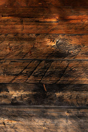 Wooden Rustic texture or background. Aged wood wall and boardsの写真素材