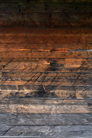 Wooden Rustic texture or background. Aged wood wall and boardsの写真素材