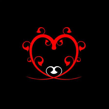  shape, abstract, painting, heart, valentineのイラスト素材
