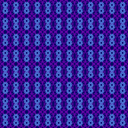 beautiful pattern of blue flowers,floral ornamentのイラスト素材