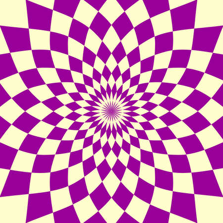 background of rectangles drawn up in a circle. sense of rotation illustrationのイラスト素材