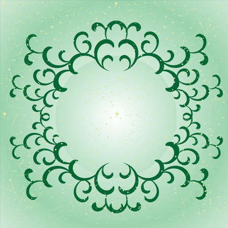 background with lace ornament and place for text. Floral elements, ornate background.のイラスト素材