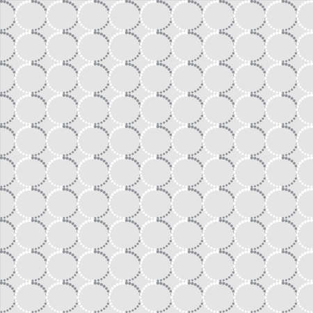 Black and white texture of circles. Vector seamless background のイラスト素材