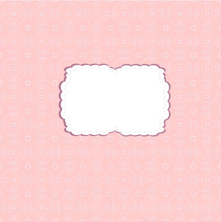 vintage pattern for greeting cardのイラスト素材