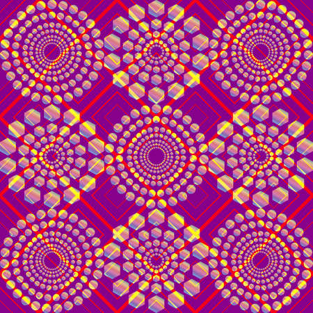 Collection of swatches memphis patterns. Retro fashion style 80-90sのイラスト素材
