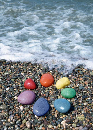 Pebble rainbow