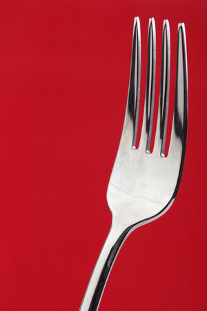 Fork closeup with copyspace の写真素材