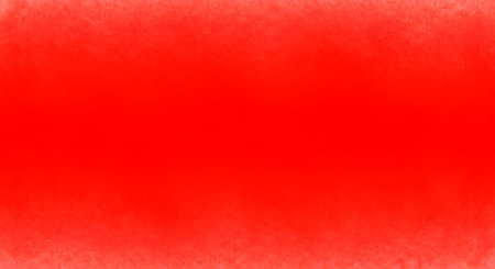 A vibrant abstract background featuring a smooth gradient from bright red to a softer hue. The surface is subtly textured with a fine pixelation, adding a modern and geometric feel.の素材