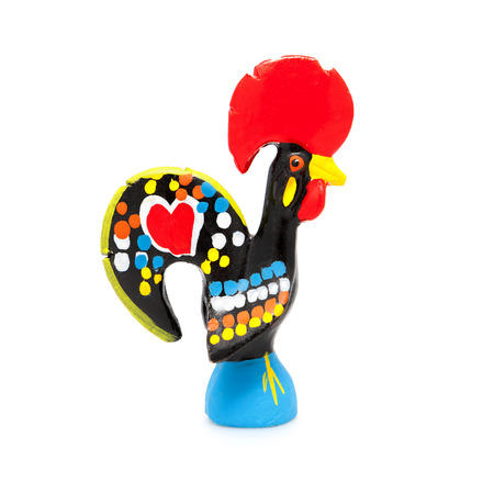 Traditional Ceramic Rooster from Barcelos, Portugalの写真素材