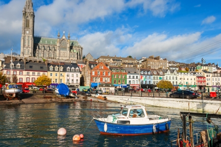 The harbour at Cobh  Co Cork, Ireland, Europeの写真素材