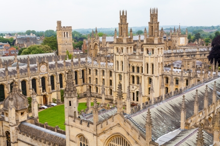 View of All Souls College at the university of Oxford. Oxford, Englandのeditorial素材