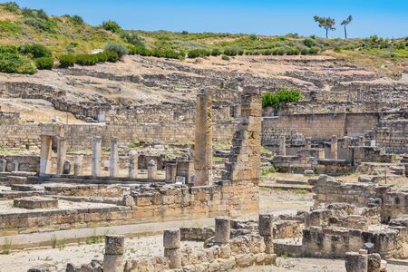 Archaeological site of ancient Kamiros. Rhodes, Greeceの写真素材