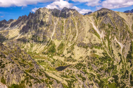 Tatras high. Slovakia. View from Solisk to the valley.の写真素材