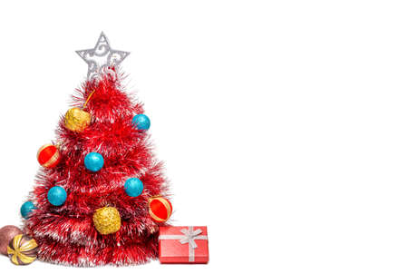 A Christmas gift for other occasions. Image isolated from background. Image with white background.の写真素材