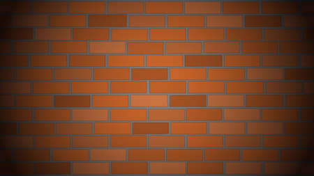 Vector background or texture. Brick wallのイラスト素材