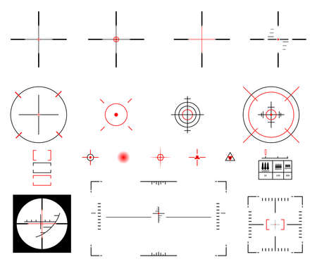 Vector illustration. A diverse set of sights.のイラスト素材