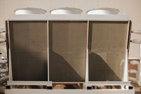 Industrial cooling tower. Industrial air-conditioning system.の写真素材