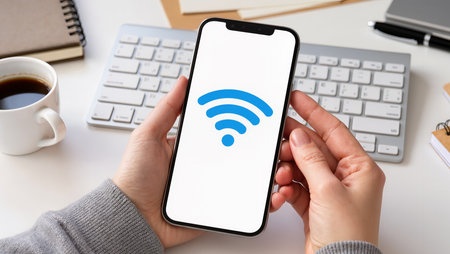 Woman holding iPhone X with Twitter app on the screen. Twitter is an online social networking service.の素材