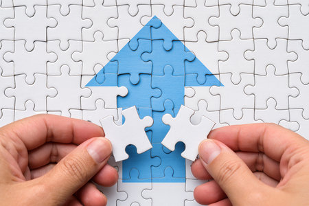 puzzle with the national flag of sierra leone. conceptの素材