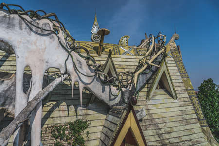 Strange Architecture and Gardens of Hang Nga Crazy House. Dalat, Vietnam - March 17, 2020のeditorial素材
