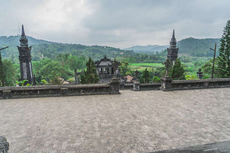 Khai Dinh Tomb emperor in Hue, Vietnam. A UNESCO World Heritage Site. Hue, Vietnam - March 9, 2020.のeditorial素材