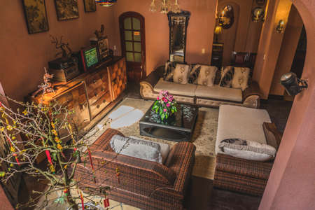 Strange Architecture and Gardens of Hang Nga Crazy House. Dalat, Vietnam - March 17, 2020のeditorial素材