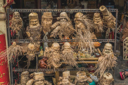 Wood Carving. Made In Hoi An Vietnam. Hoi An (Hoi an), Vietnam - March 12, 2020.のeditorial素材