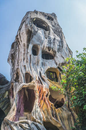 Strange Architecture and Gardens of Hang Nga Crazy House. Dalat, Vietnam - March 17, 2020のeditorial素材