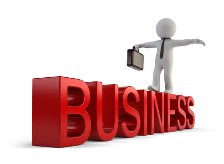 3d small people - businessの写真素材