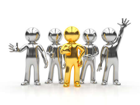 3d small people - best groupの写真素材