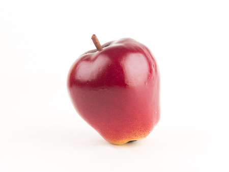 fresh red appleの写真素材