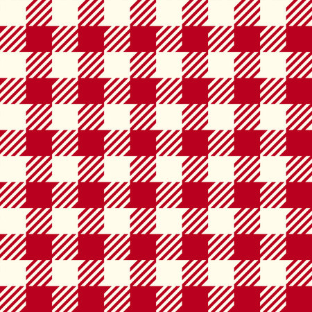 Seamless pattern in red and white colors. Vector illustration.のイラスト素材