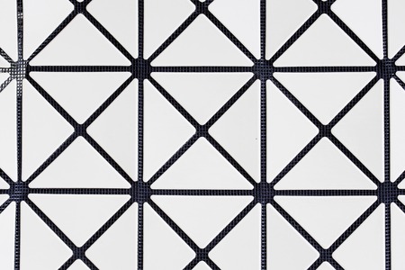 Seamless Monochrome Geometric Patternの写真素材