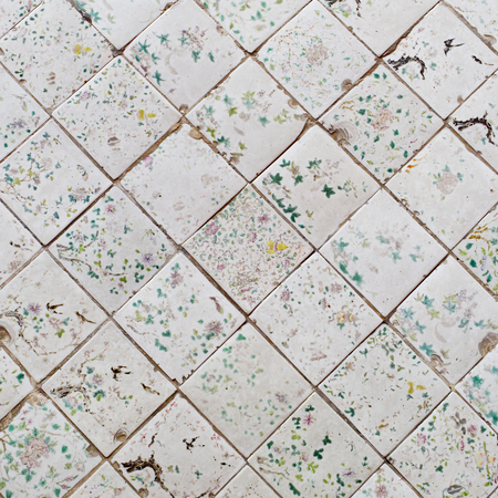 floor tiles vintage backgroundの写真素材