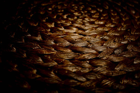 Texture of a wicker basket.の写真素材