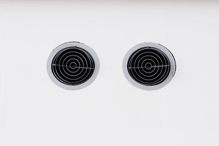 loseup of soundbar speaker isolateの写真素材