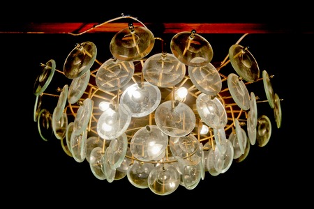 Modern style light bulb lampの写真素材