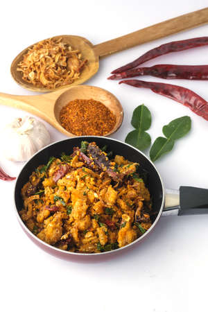 Pork Crackling Chili Paste, Thai style Chili Dipの写真素材