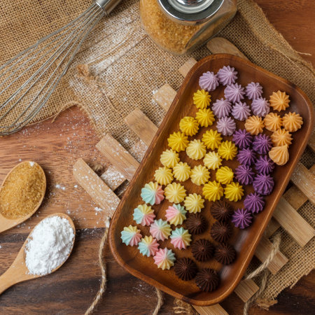 Thai Dessert. It's made solely with flour, sugar, and coconutの写真素材