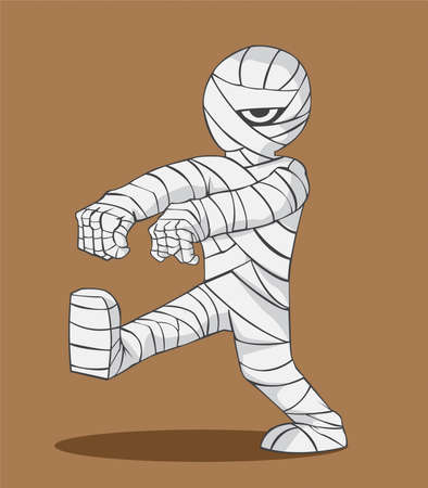 Mummy halloweenのイラスト素材