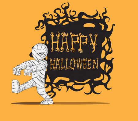 Mummy  Halloween monsterのイラスト素材