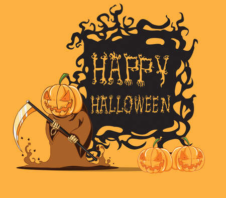 Pumpkin  Halloween monsterのイラスト素材