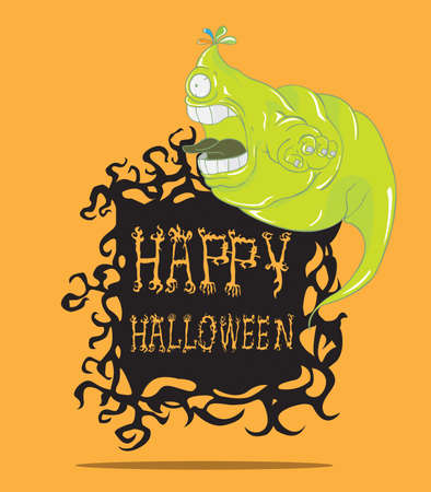 Ghost  Halloween monsterのイラスト素材