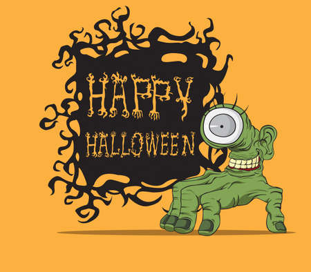 Halloween monsterのイラスト素材