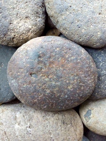 Closeup sea stone background and textureの素材