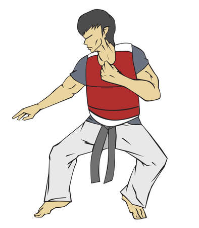 Taekwondo Martial artのイラスト素材