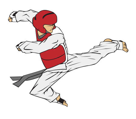 Taekwondo Martial artのイラスト素材