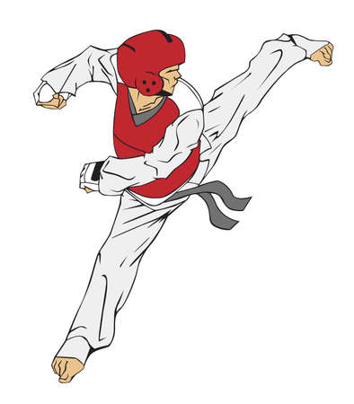 Taekwondo Martial artのイラスト素材