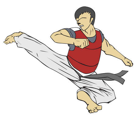 Taekwondo Martial artのイラスト素材